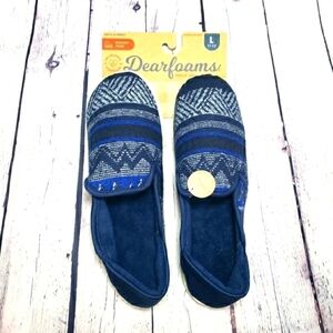 DEARFORMS Memory Foam Slippers Size L 11-12